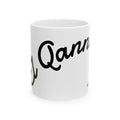 QAnon Script Ceramic Mug — Conspiracy Phrase Coffee Cup (11oz/15oz)